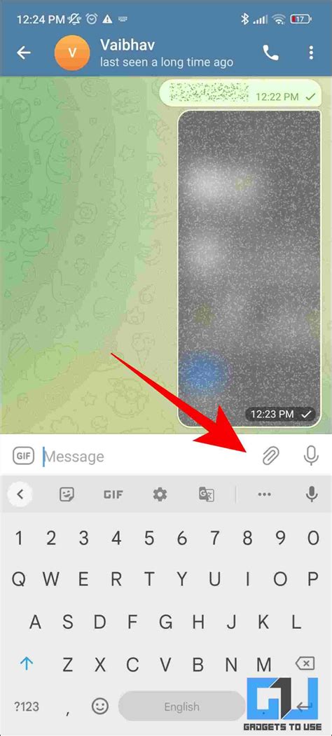 telegram send gif hide link.